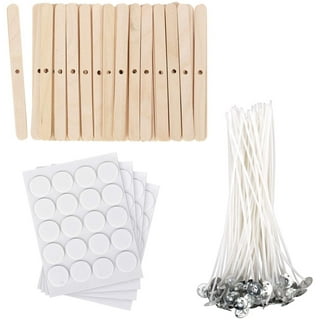 50pcs Handcraft DIY Wooden Candle Wick Holder Candle Making Accessories  4.5in*0.4in