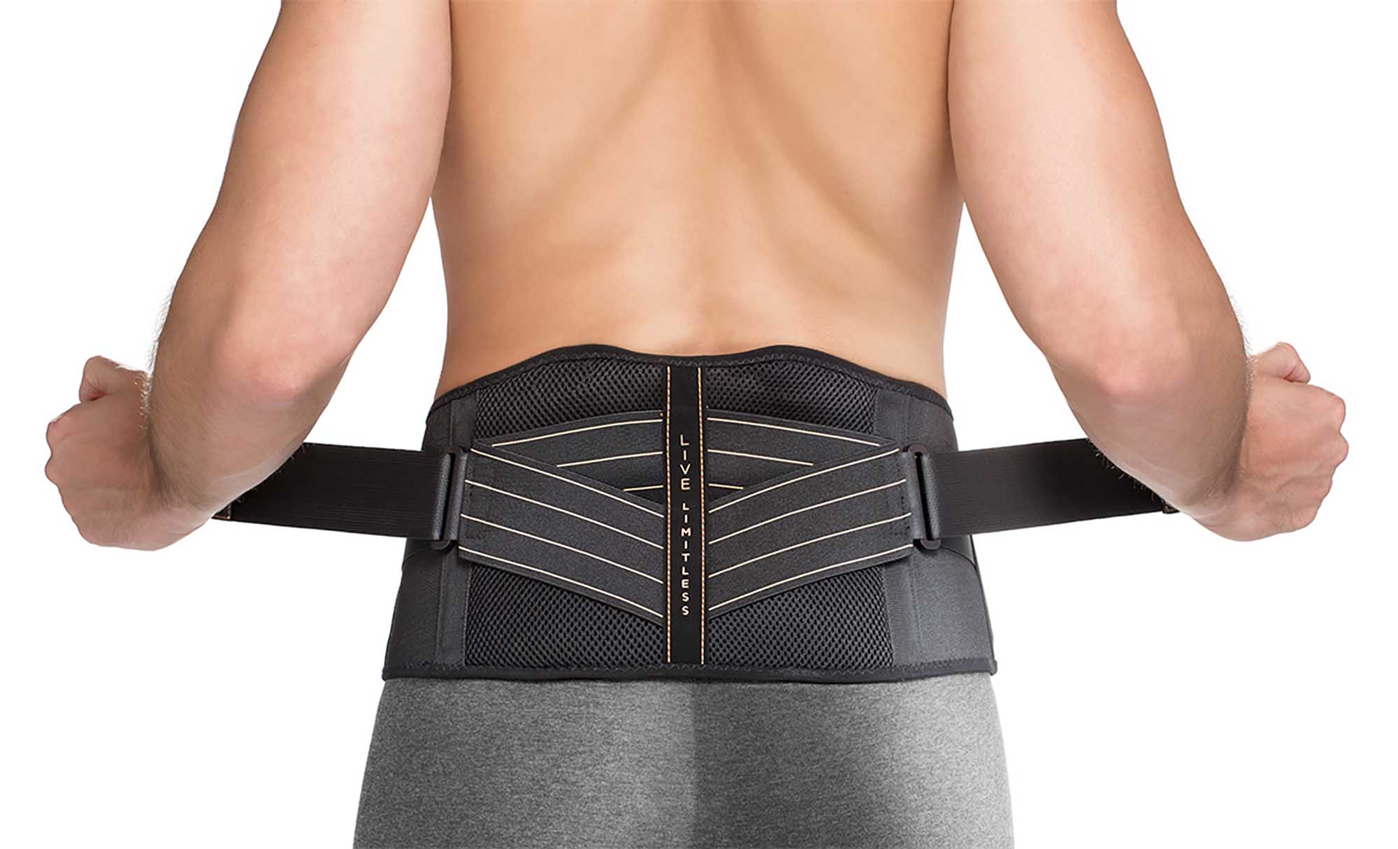 Copper Fit Adjustable Back Support Brace with Gel Pack photo 7