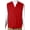 RED, variant on Garment Button Down Front Pockets Apron Vest, Style 4106