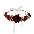 thumbnail image 2 of beishanbush Clothing 2025 Heardband Women Flower Hair Garland Headband Floral Wreath Hairband E, 2 of 2