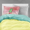 thumbnail image 2 of Flowering Cactus Watercolor Fabric Standard Pillowcase, 2 of 2