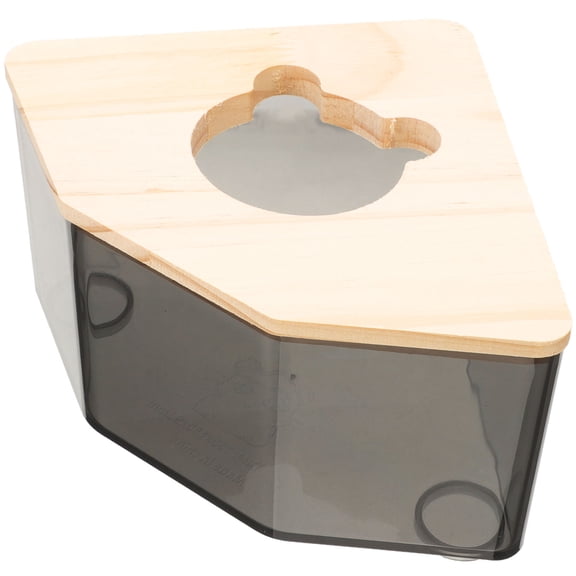 RENACLIPY Hamster Digging Box Acrylic Pet Toy Small Animal Habitat Accessory for Hamsters and Small Pets