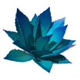 thumbnail image 1 of Rustic Hand Painted Metal Agave, Rustic Sculpture, Diy Agave Plant Home Decor Agave Garden Ornament, 1 of 5