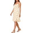 thumbnail image 5 of INSPIRE CHIC Women's Spaghetti Strap Dress Sleeveless Floral Sundress, 5 of 7