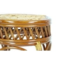 thumbnail image 4 of SK New Interiors Ginger Round Stool ECO Natural Rattan Wicker Handmade, Colonial, 4 of 6