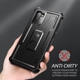 thumbnail image 2 of Dexnor for Samsung Galaxy Note10 5G Case, [Built in Screen Protector and Kickstand] Heavy Military Grade Protection Shockproof Protective Cover for Samsung Galaxy Note 10 Black, 2 of 6