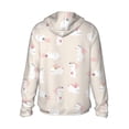 thumbnail image 2 of Picia Beautiful Rabbit Women's Men's UPF 50+ Sun Protection Hoodie Shirt Long Sleeve SPF Fishing Outdoor UV Hiking Lightweight Shirts-, 2 of 9