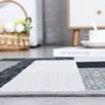 thumbnail image 6 of CAROMIO Runner Rugs Modern Rug for Bedroom Soft Rug Contemporary Boxes Print Accent Rug Non Slip Low Pile Throw Carpet, 2' x 6' Gray, 6 of 7