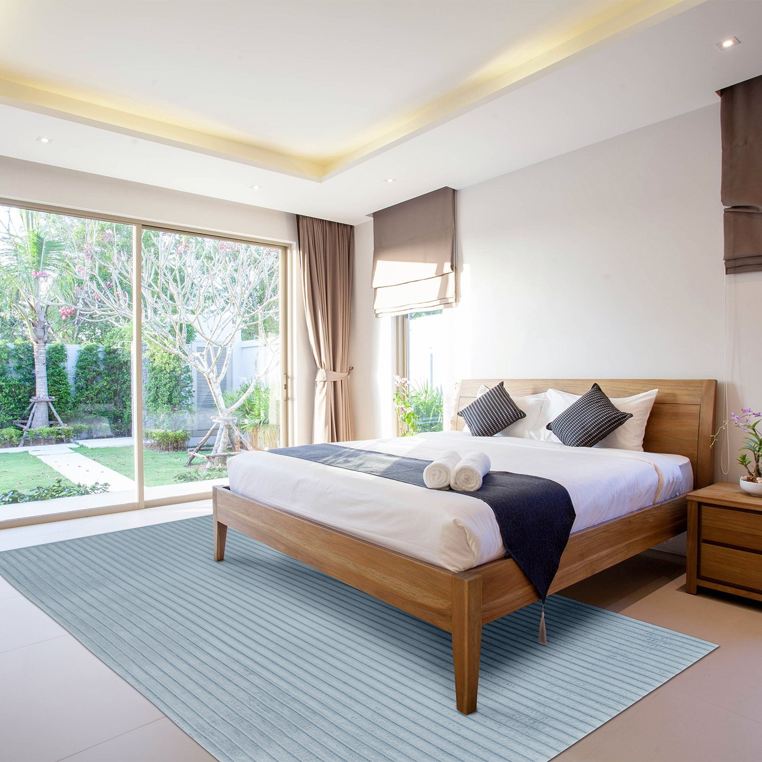 Avenue B Faux Fur Channeled Area Rug, Choose Size - Samsclub.com