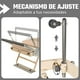 thumbnail image 5 of Cama Pilates Centurfit Reformer Yoga Plegable Fitness 5 Resistencias Color Beige, 5 of 9
