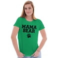 thumbnail image 4 of Mama Bear Paw Print Cute Mothers Day Women's Plus Size Graphic Tee Brisco Brands 2X, 4 of 6