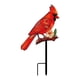 thumbnail image 1 of Cardenal rojo en estaca para jardín, adorno decorativo para césped. Estilo C, 1 of 8