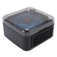 thumbnail image 1 of Record Player Style  Speaker, Multifunctional 1200mah Battery Wave Speaker Auto Shut Off Timer  for Party White,Pink,Yellow,Black, 1 of 7