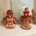 thumbnail image 7 of WD-Forest Thanksgiving Decorations Indoor 12inch Turkey Stuffed Animal Home Decor Fall Gifts Thanksgiving Party Turkey Plush Doll Tired Tray Table Decor - B, 7 of 7