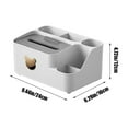 thumbnail image 3 of LEFTHIGH Home Paper Box Living Room Tissue Box Plastic Desktop Storage Box Coffee Table Remote Control Multifunctional Storage Birthday Decorations, 3 of 6