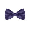 thumbnail image 1 of INSPIRE CHIC Accessoires de Nœud Papillon pour Homme Sangle Ajustable Formel Uni Smoking Pré-Noué Violet Foncé, 1 of 5