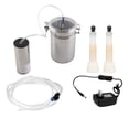 thumbnail image 2 of Milking Machine Cow Electric Milking Machine for Cows Small Goat Milk Suction Machine Electric Milking Machine for Cows Stainless Steel Electric Goat and Cow 2L Home Use, 2 of 7