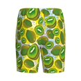 thumbnail image 2 of Haiem Watercolor Kiwi Fruits Summer Men's Pajama Short with Soft Woven Cotton Elastic Waistband Sleep Short-X-Large, 2 of 9