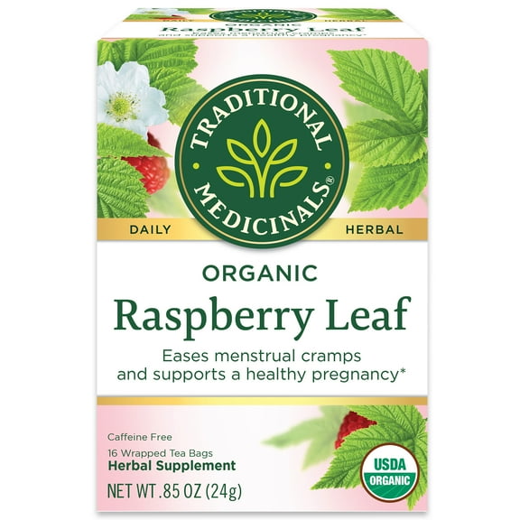 Traditional Medicinals Tea, Organic Raspberry Leaf, Tea Bags, 16 Count