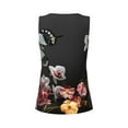 thumbnail image 5 of Sigee Butterfly with Fowers for Women's Workout Tank Top,Running Tank Tops,Sleeveless Gym ClothesXX-Large, 5 of 8