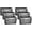 Black, variant on Metal Wall File Pocket Mail Organizer, 6 Pack Mesh Wall Mounted File Holder for Office/Home