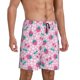 thumbnail image 2 of Balery Cherry Strawberry Pantalones cortos de pijama de punto de algodón para hombre con cinturilla y bolsillos-3X-Large, 2 of 6