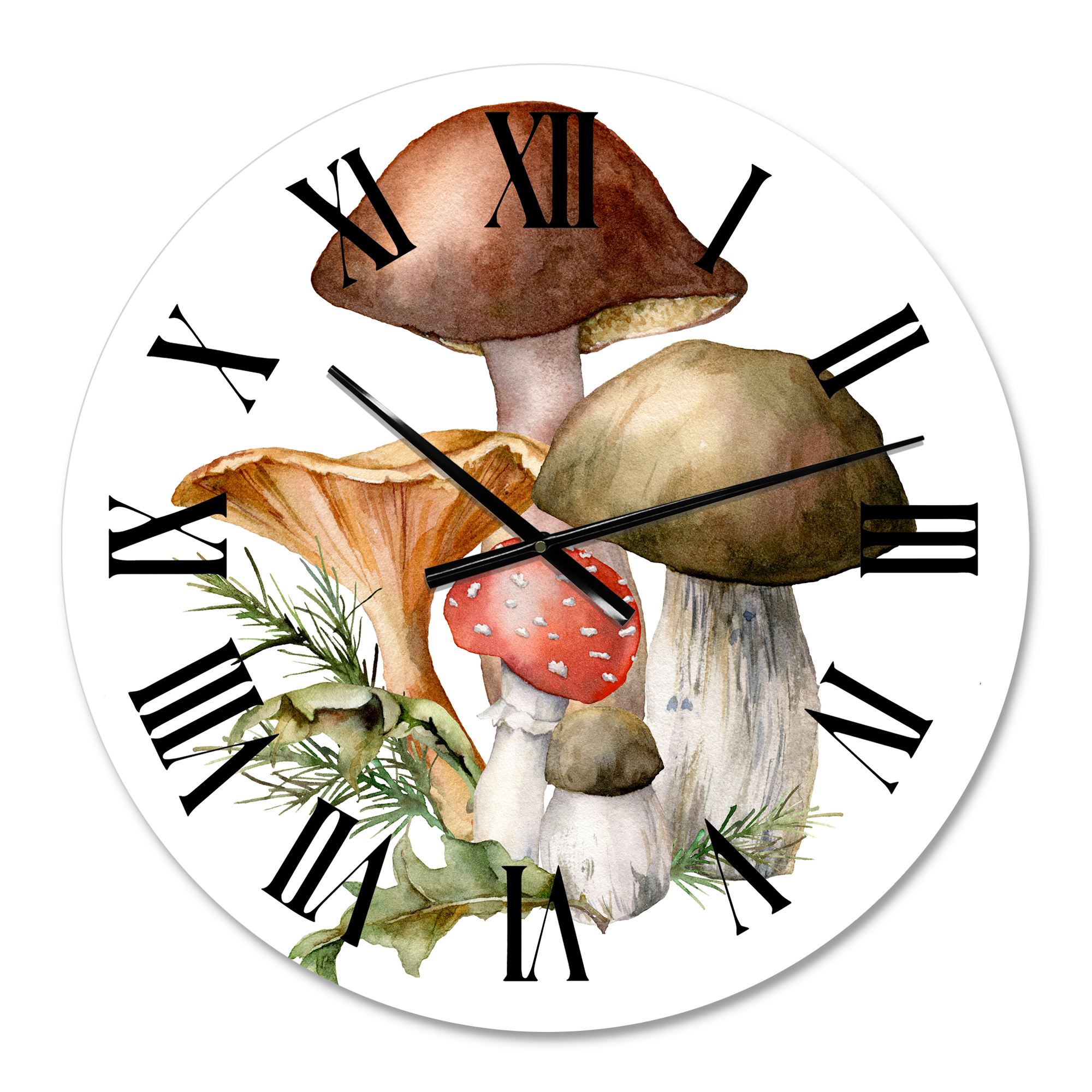 Designart 1 in Quartz Traditional Wall Clock