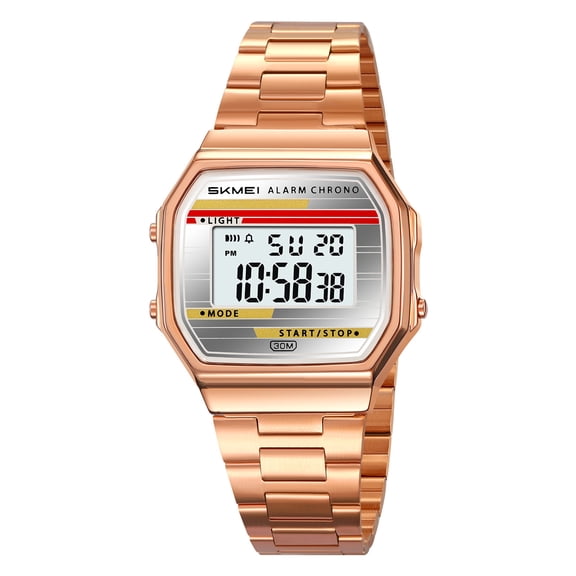 Ultra-Thin Square Digital Watch for Men & Women | 2026 Multi-Function, Waterproof, Business & Casual Style