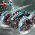 thumbnail image 3 of Coche Acrob谩tico 2 En 1 De Agua/Tierra Rc, Resistente Al Agua, Duradero, A Prueba De Golpes, De Doble Cara, Coche De Carreras, Barco De Deriva Anfibio, 3 of 6