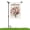 White 1, variant on MIZHONA 28" x 40" Welcome Burlap Spring Garden Flag,Double-Sided Floral Summer Outdoor Decoration