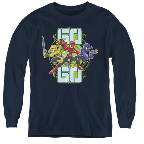 Power Rangers Go Go Youth Long Sleeve T-Shirt Navy