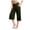 Army Green, variant on Lixiuxyad Baggy Wide Leg Pants Women's Cropped Pants Summer Casual Pants With Pockets Women's Casual Pants Green