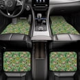 thumbnail image 7 of Zufioo Vintage Sugar Skull Print Car Floor Mats Four-piece Set, Car Interior Accessories - Corrosion-resistant, Non-Slip, Suitable for Cars, Trucks, Vans, 7 of 7