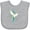 AC-Heather Grey, variant on Inktastic Hummingbird Paint Splatter Boys or Girls Baby Bib