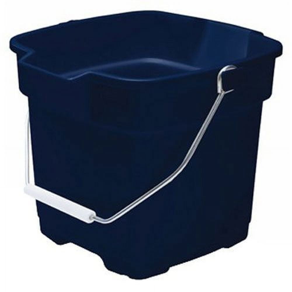 Rubbermaid Commercial Products Rubbermaid Roughneck Cleaning Bucket - Heavy Duty, 15 Quart, Blue  Residential Use, Standard Application