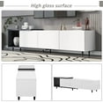 thumbnail image 4 of Royard Oaktree Extra Long TV Stand Fits TVs up to 90", Extended Media Console with Storage Drawers,, 4 of 7
