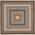 thumbnail image 1 of Safavieh Braided 4' Square Hand Woven Polypropylene Rug in Brown, 1 of 1