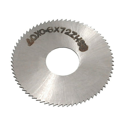 Unique Bargains 40mm Cutting Dia 0.6mm Thick 72T Saw Milling (Best Saw For Cutting Thick Branches)