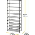 thumbnail image 2 of Spacemaker 10-Tier Tower - Lightweight -Standing Storage Shelves, 2 of 5