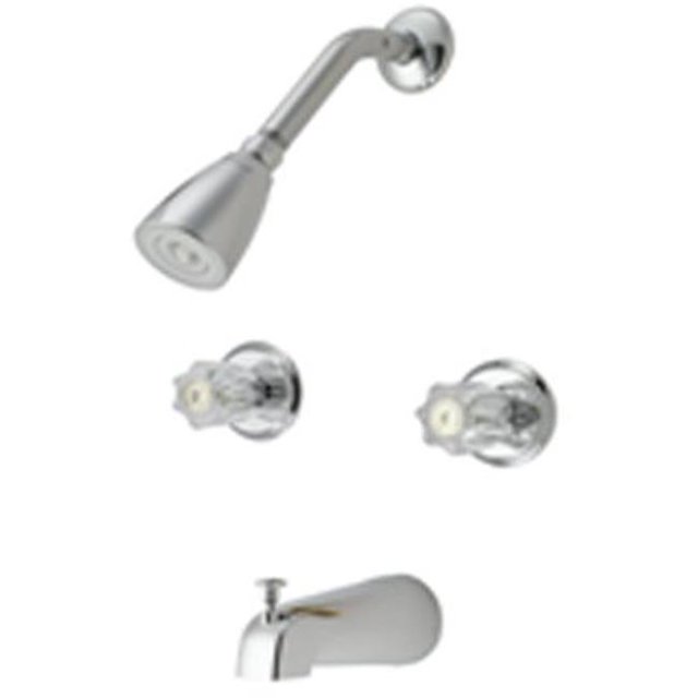 Proven Brands TS31111CP 580422 Dual Handle Tub & Shower Faucet, Chrome