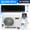 Black, variant on ACiQ 20 SEER2 Essentials 18000 BTU Single Zone Mini Split Heat Pump System with 16ft Line Set - R32 | White Air Handler (208/230v)