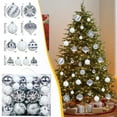 thumbnail image 3 of Hang Christmas Ball - 48Pcs Christmas Ball Ornaments Christmas Tree Decoration Holiday Multiple Styles Ornaments for Christmas Trees Party Ball Decoration Christmas Decorations, 3 of 7