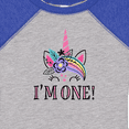 thumbnail image 4 of Inktastic First Birthday Unicorn for Girl Girls Baby Bodysuit, 4 of 5