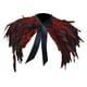 thumbnail image 4 of Bufanda de cuello tipo chal de plumas sintéticas, envoltura cómoda para hombros, envoltura de hombros para Halloween, Festival, disfraces, fiesta, Cos Rojo, 4 of 8