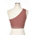 thumbnail image 5 of Eandarui Women Shiny Lyrical Dance Top One Shoulder Crop Top Lady Modern Contemporary Dancewear Dusty Pink XL, 5 of 6