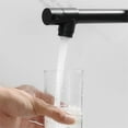thumbnail image 3 of CRO Decor Single Handle Copper Kitchen Faucet in Black, 3 of 5