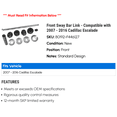 thumbnail image 2 of Front Sway Bar Link - Compatible with 2007 - 2016 Cadillac Escalade 2008 2009 2010 2011 2012 2013 2014 2015, 2 of 2