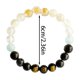 thumbnail image 4 of Pulsera natural de cinco cristales con cuarzo rutilado, ojo de tigre y piedras. Equilibra la energía y atrae la riqueza. Cadena para la mano para hombres y mujeres., 4 of 7