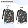thumbnail image 3 of KLL Holiday Christmas Cookies Print Travel Laptop Backpack - College Backpack Business Work Bag Nurse Bag Casual Daypack for Weekender Business Hiking -Medium, 3 of 6