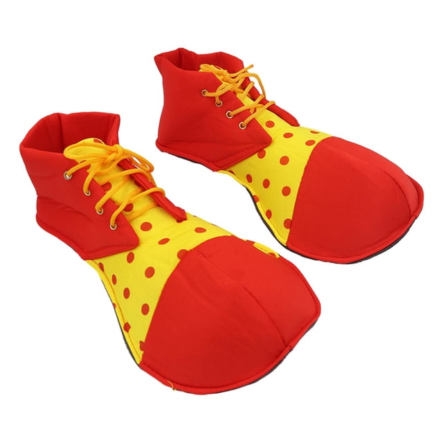 Zapatos de Payaso para Adultos Sunnimix Accesorios Ligeros para Disfraces Color Rojo